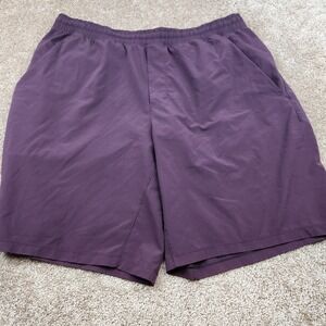 Lululemon Mens Pace Breaker Lined Shorts 7 Inch Plum Purple XL LM7AS3S